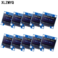 10pcs 0.96 Inch OLED Display Module I2C IIC SPI Serial 128X64 SSD1315 LCD 4Pin White/Blue/Yellow Blue For Arduino LED Display