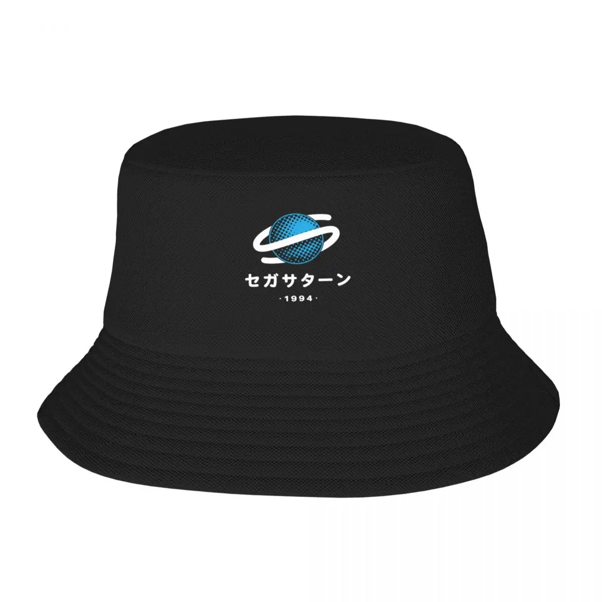 Sega Saturn 1994 logo Colour Bucket Hat Hood Military Cap Man Woman Men's