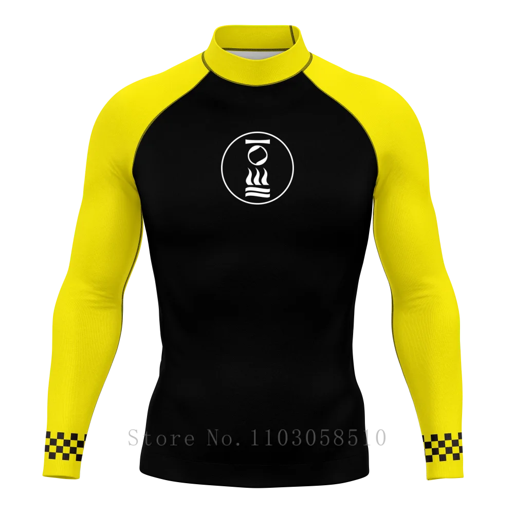 Fourth Element Surf Clothing Summer Tights Long Sleeve Swimsuit Rash Guard Surf T-Shirt Swimming Diving Tops Quick Dry for Men