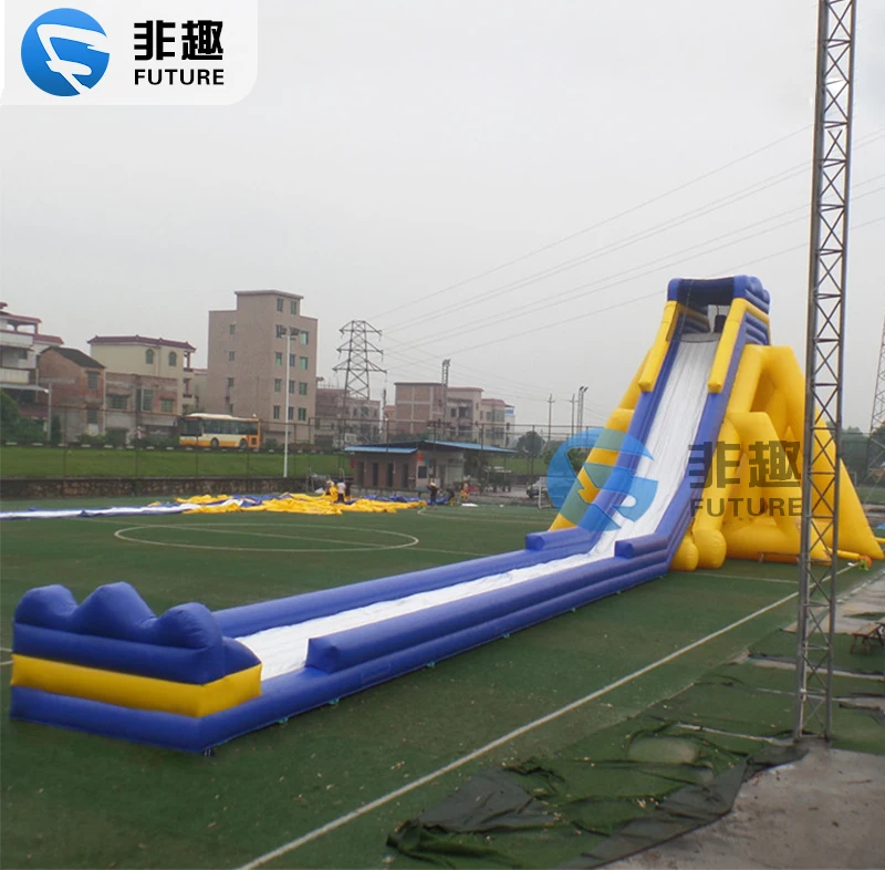 30ft Inflatable Water Slides Big Extreme Water Slide Drop Kick Game Park Huge PVC Inflatable Toboggan Dry Wet Slide N Slip Adult