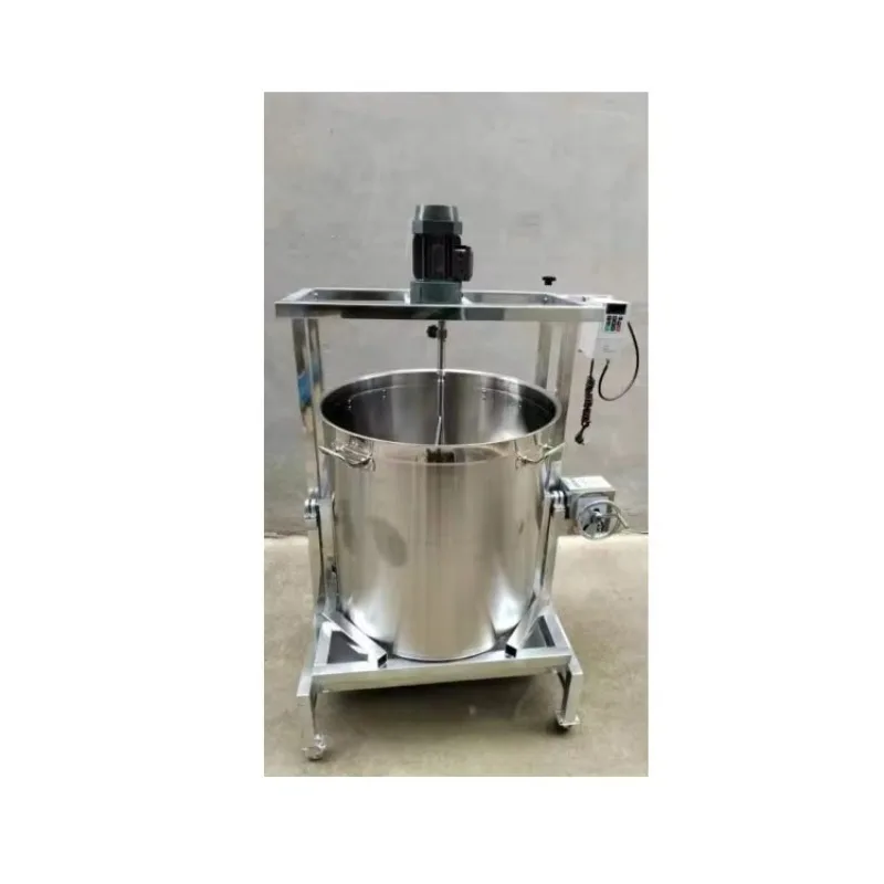 Multifunctional Automatic Stainless Steel Cooking Pot with Stirring Paddle for Sauce Pepper Frying - Kitchen Mixer Pot