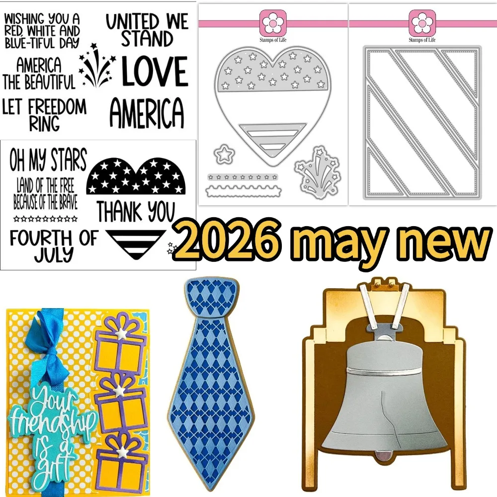 

tie bell 2026 New Metal Cutting Dies For DIY Scrapbooking Crafts Maker Photo Album Template Handmade