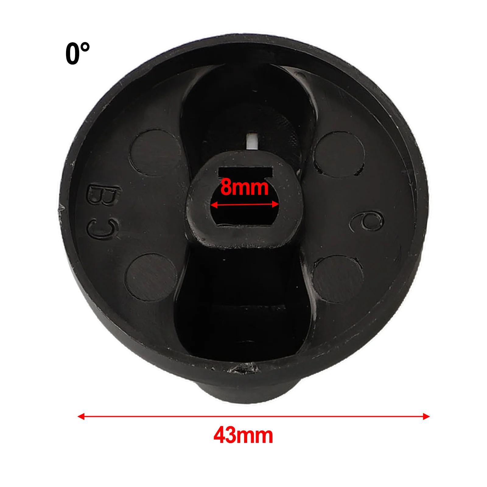 2 pezzi manopola interruttore di ricambio manopola di controllo fornello a gas manopola in plastica gamma generale manopola del forno fornello manopola del piano cottura per bruciatore da banco