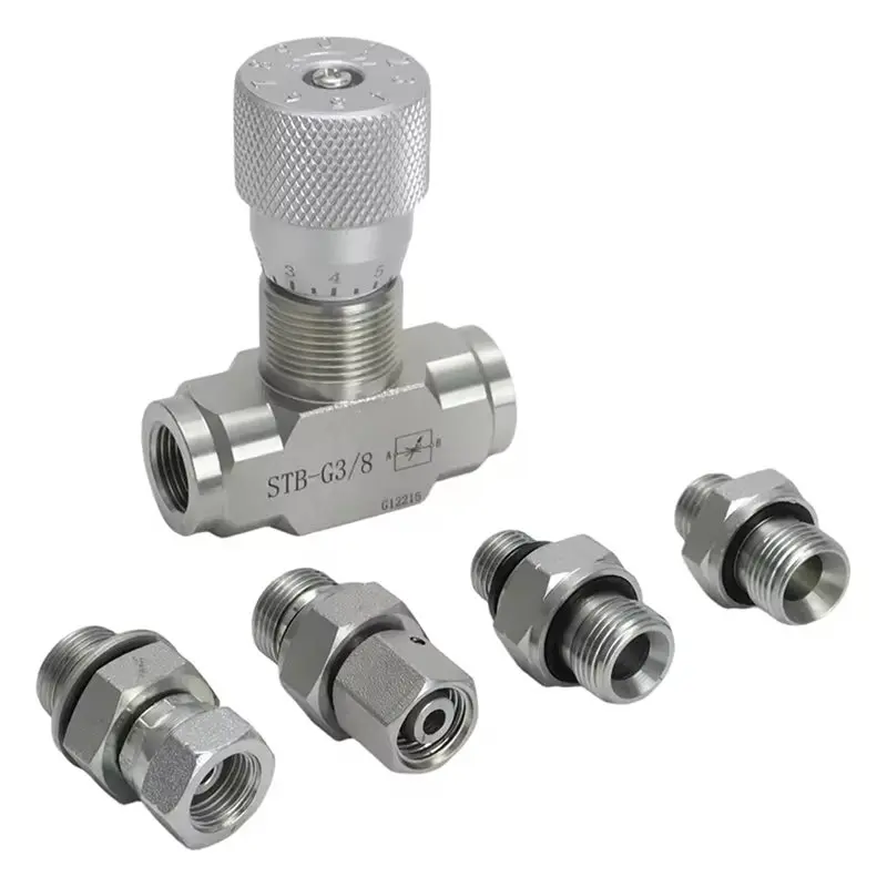 A33K-Hydraulic Speed Regulator For Mini Excavator- STB-G3/8 L08 3/8