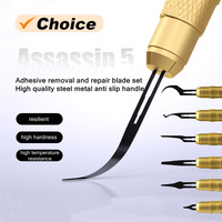 MECHANIC Assassin 5 Glue Removal Cutting Blade Set for Mobile Phone Motherboard Middle Frame Disassembly Knife Kit