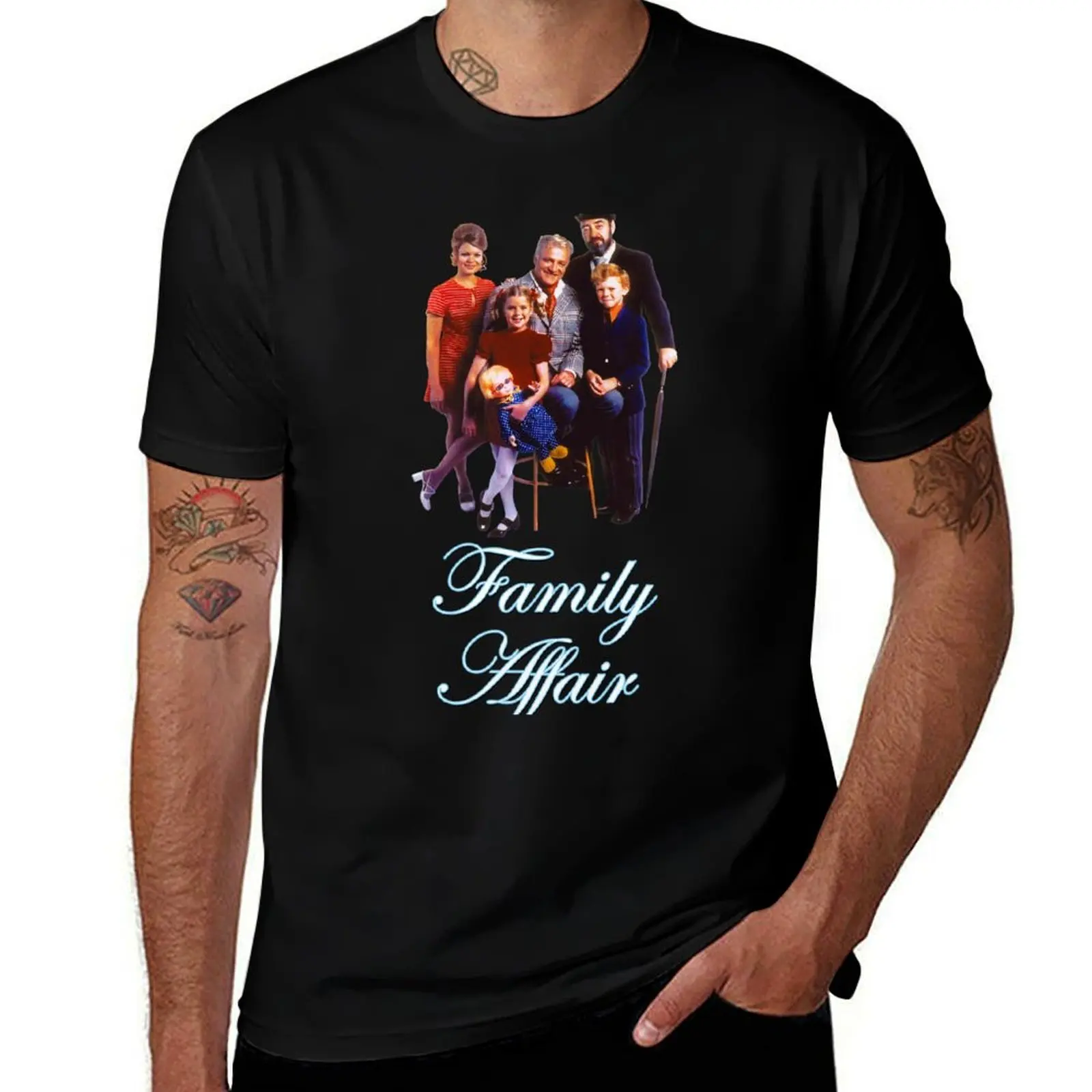 Vintage Family Affair Retro Throwback Tribute T-Shirt Plus Size Comfort Fit Tee T-Shirt