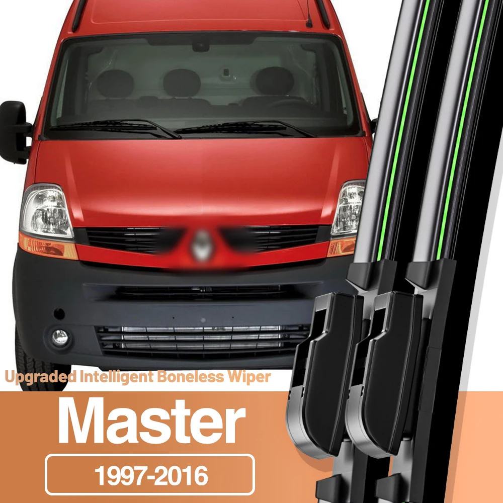 

2pcs For Renault Master 2 3 1997-2016 Front Windshield Wiper Blades Windscreen Window Accessories 2000 2007 2009 2011 2012 2015