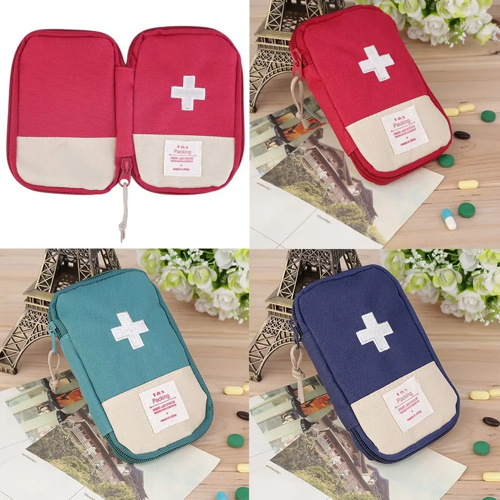 

First Aid Kit 0.7L Red PVC Outdoors Camping Emergency Survival Empty Bag Bandage Drug Waterproof Storage Bag