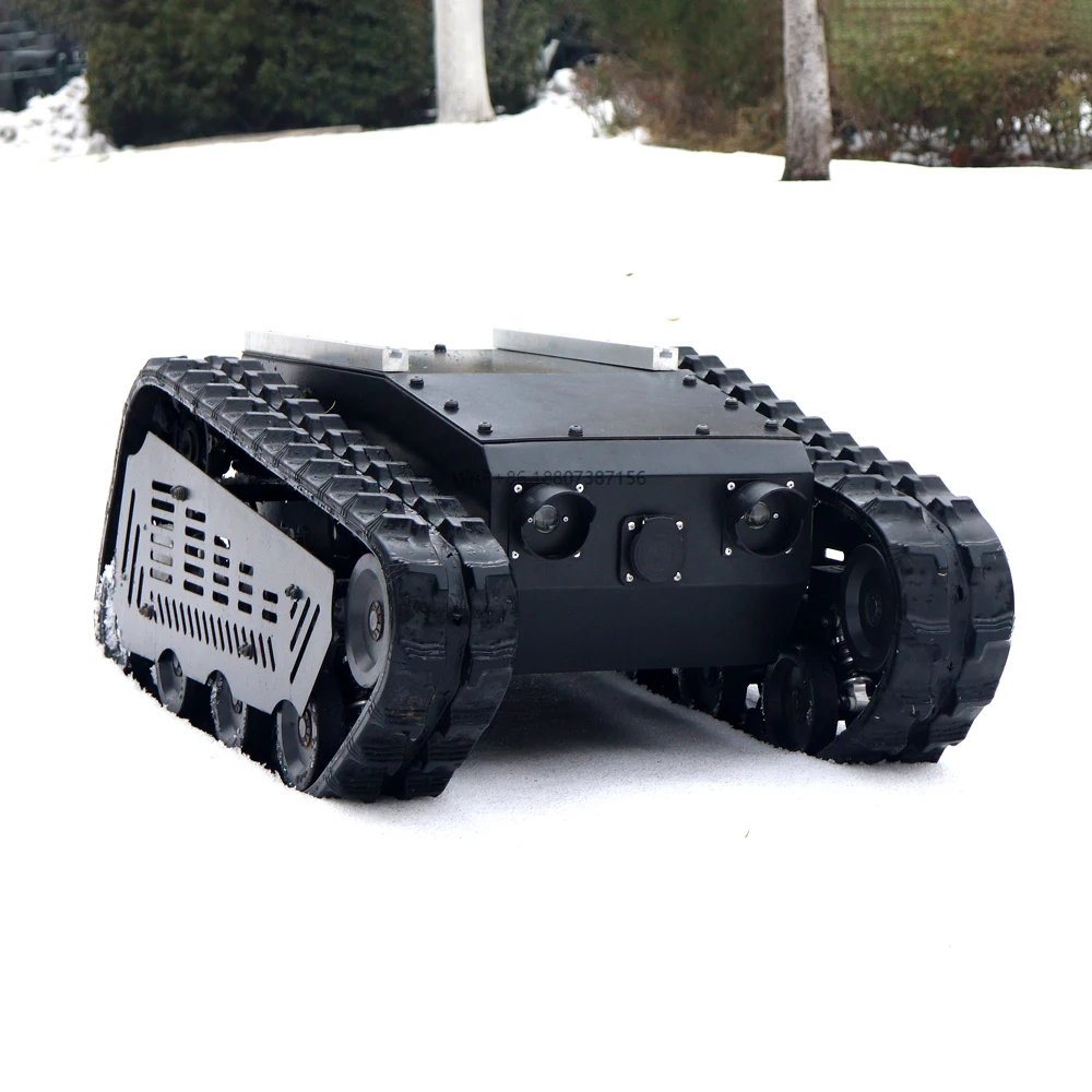 

DC Motor All Terrain Electric Snowmobile Mobile Tracked Vehicle