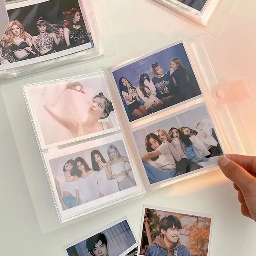 Transparent Photo Album Large Capacity 3/4/5/6/7 Inch Idol Star Card Collect Book Waterproof Kpop Photocard Holder Birthday Gift