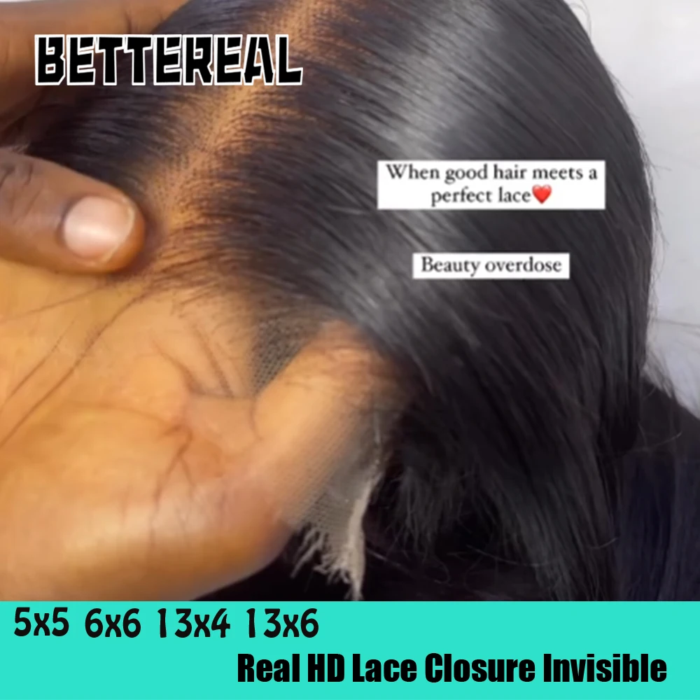 جلد غير مرئي HD الدانتيل 6x6 5x5 الدانتيل إغلاق مع شعر الطفل شعر ريمي 13x4 13x6 الدانتيل إغلاق أمامي حافة مسننة تذوب جلود