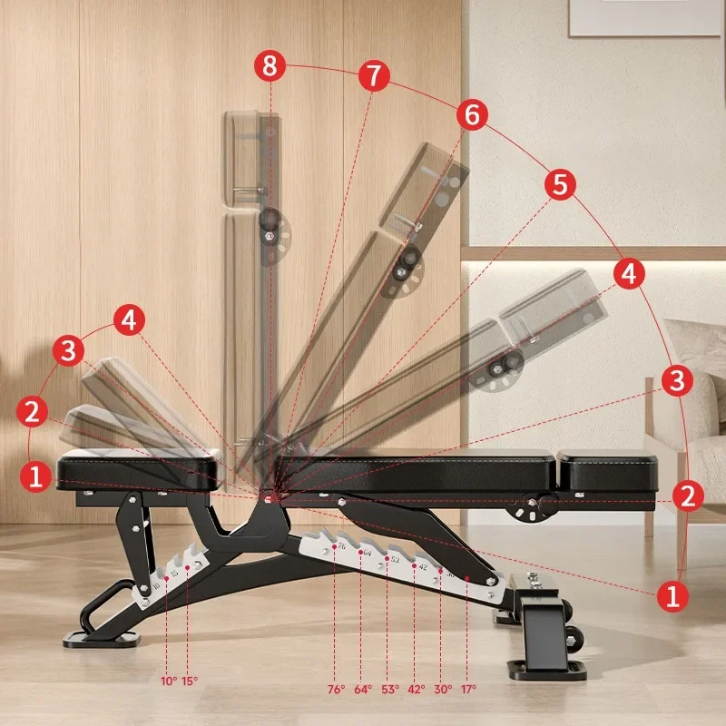 

Multi-Functional Adjustable Weight Bench for Gym Fitness Weight Lifting & Strength Training