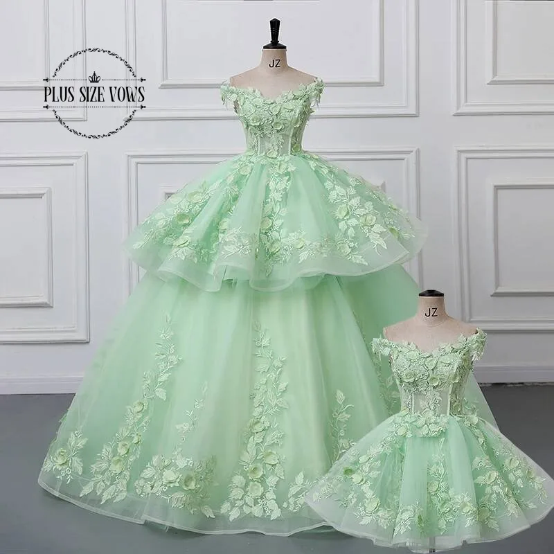 

Plus Size Vows Plus Size Vows 2 In 1 Party Dresses Ball Gown Sweet 15 Year Old Detachable Skirt Customized Dress For Quinceanera