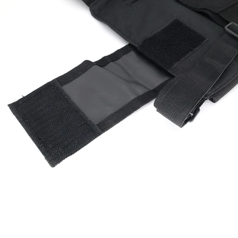 20cb rádio sem fio peito saco colete pacote bolsa com suporte telefone embutido conveniente à prova dwaterproof água adequado