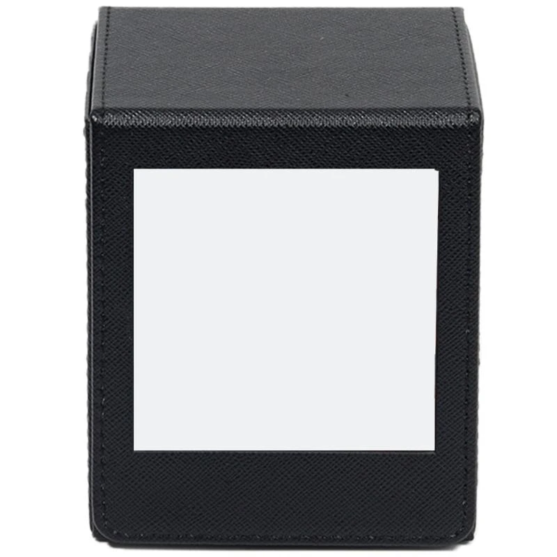E56B Durability PVC Square Photo Holder With Closure for Card Collection