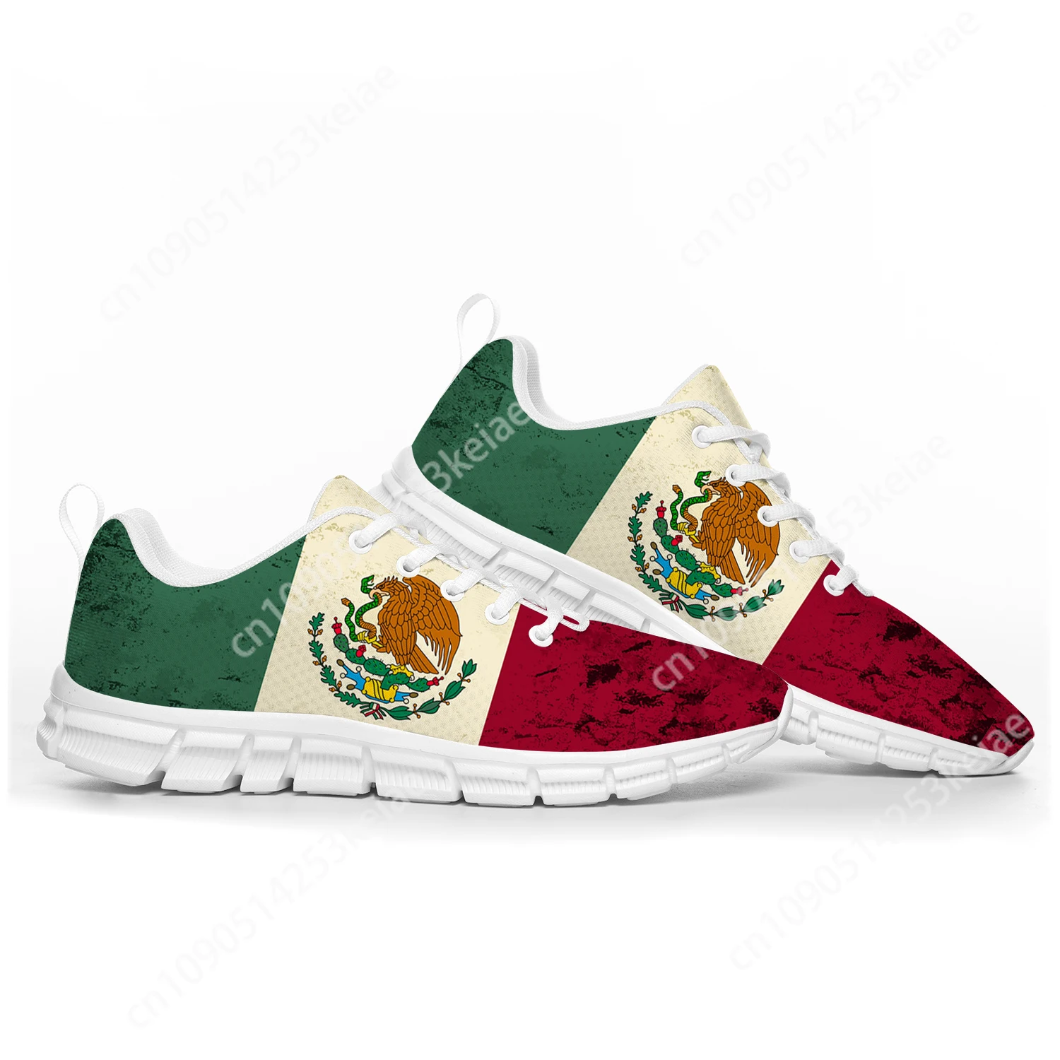 mexican Flag Sports Shoes Mens Womens Teenager Kids Children Sneakers mexico Casual Custom High Quality Couple Shoes