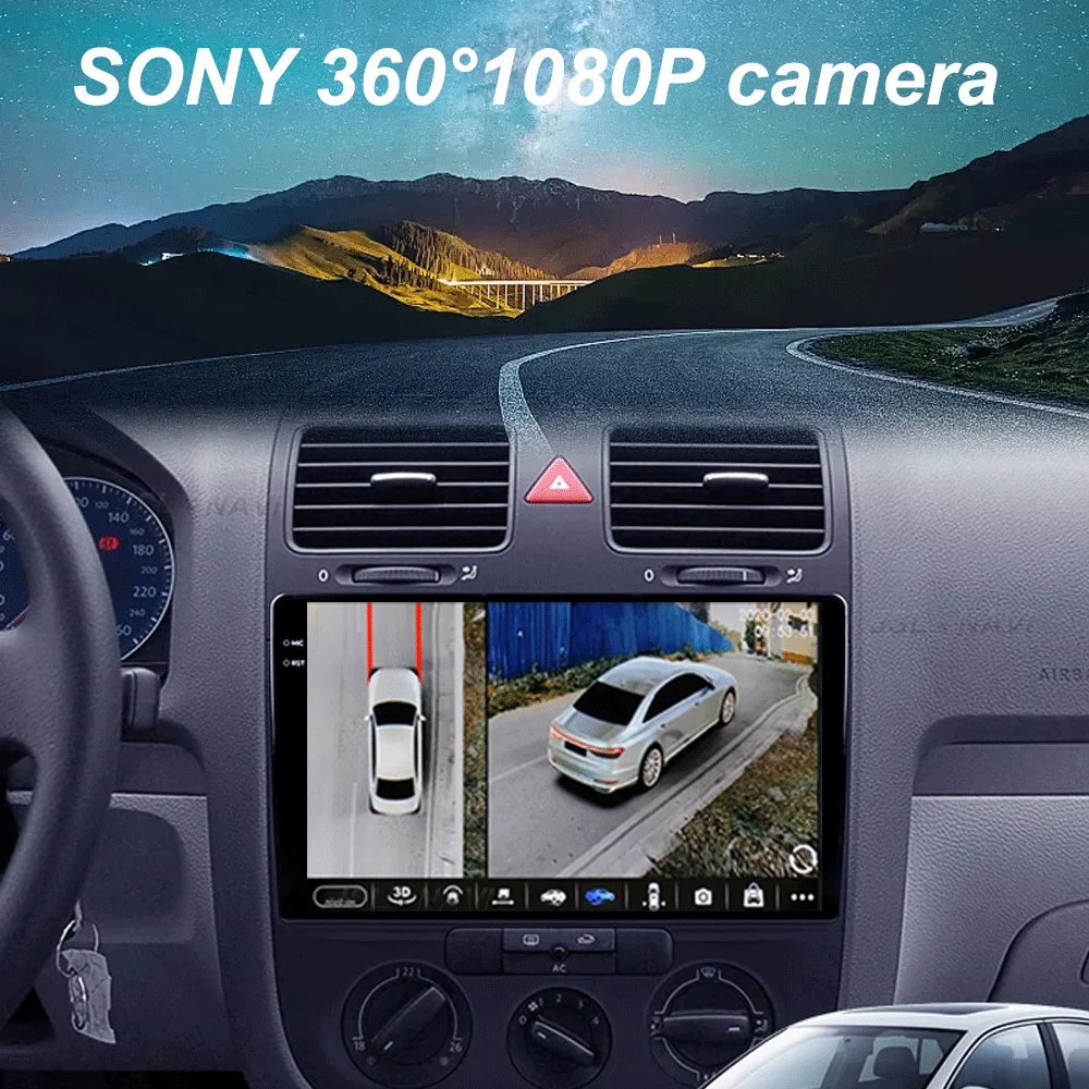Android 15 Car Radio For Volkswagen Jetta 5 2005 - 2010 Multimedia Video Player Navigation stereo GPS No 2din 2 din dvd