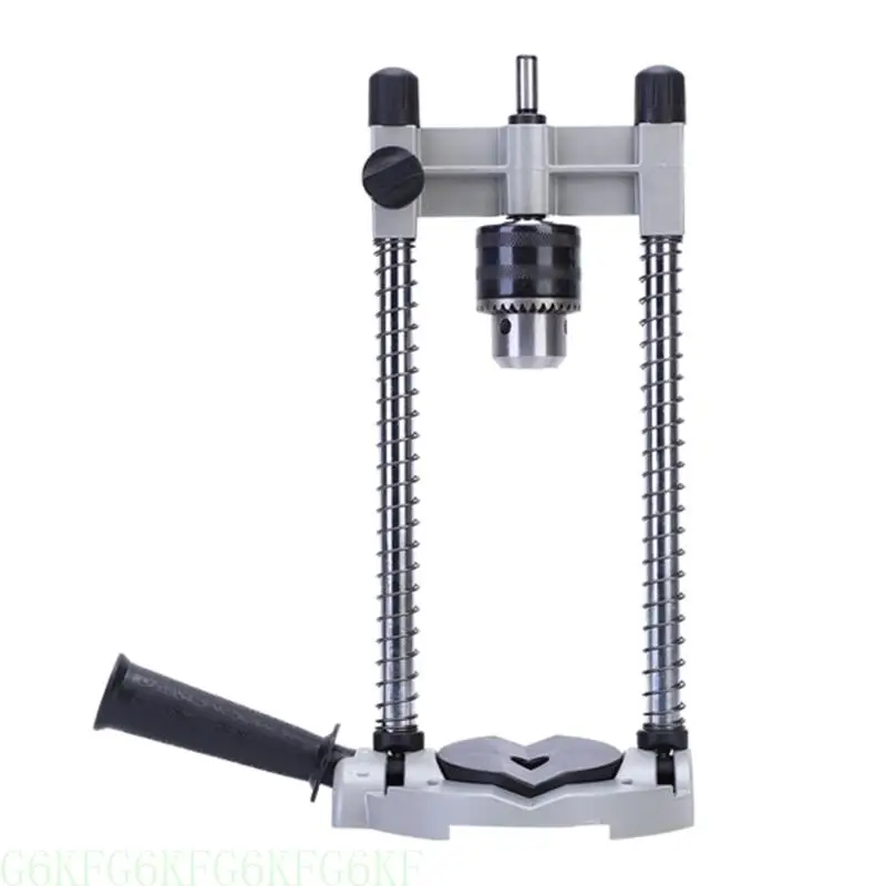 

G6KF Drill Holder Stand for Cordless Tool Providing 90 Degree Vertical Positioning and Easy Height Adjustment for DIY Project