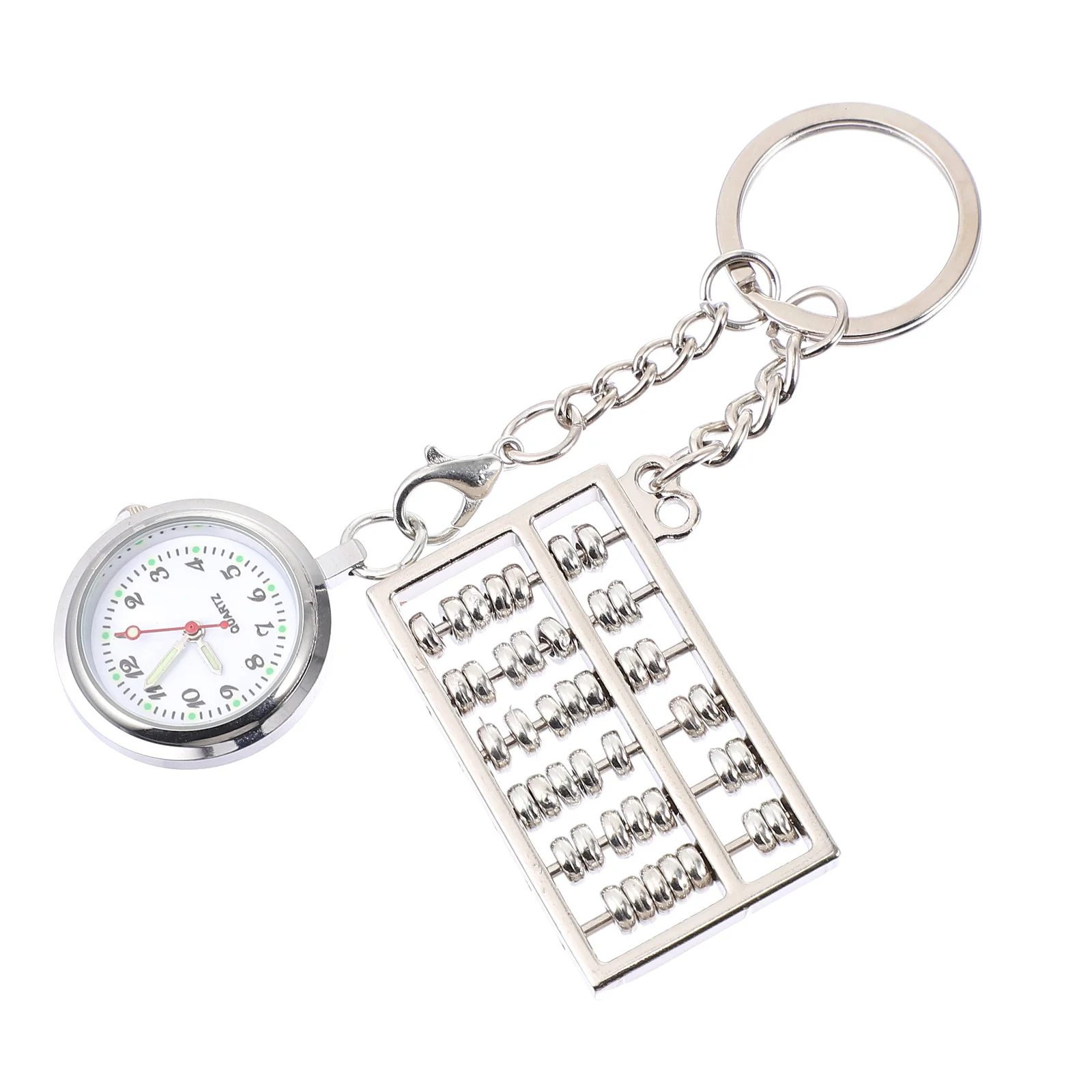 

Keychain Vintage Abacus Design Pendant Timepiece For Men Women Gift Keyring Abacus Pocket Watch Pocket Hanging Watch
