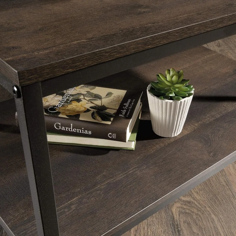 North Avenue Coffee Table and Side Table, Smoked Oak Finish