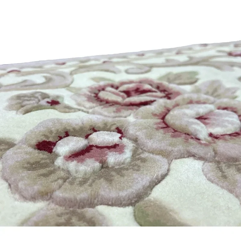 

New Zealand imported pure wool living room sofa floor mat, high end European household bedside carpet