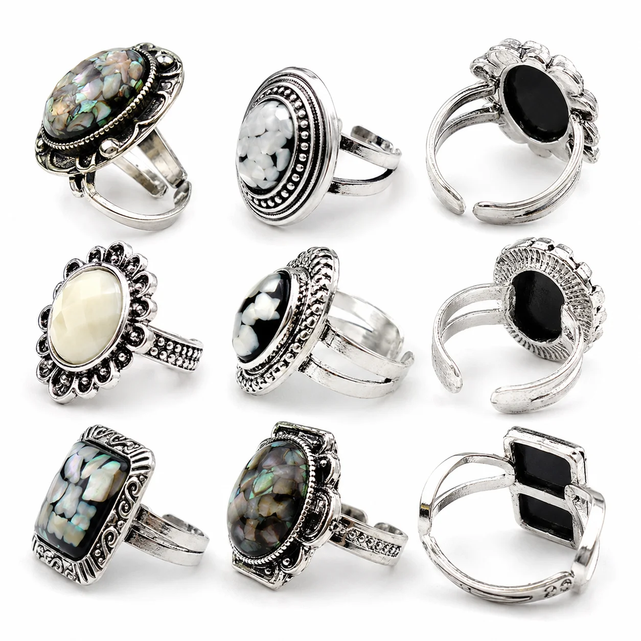 50Pcs Vintage Retro Natural St - Vintage Collectible Jewelry recension och pris