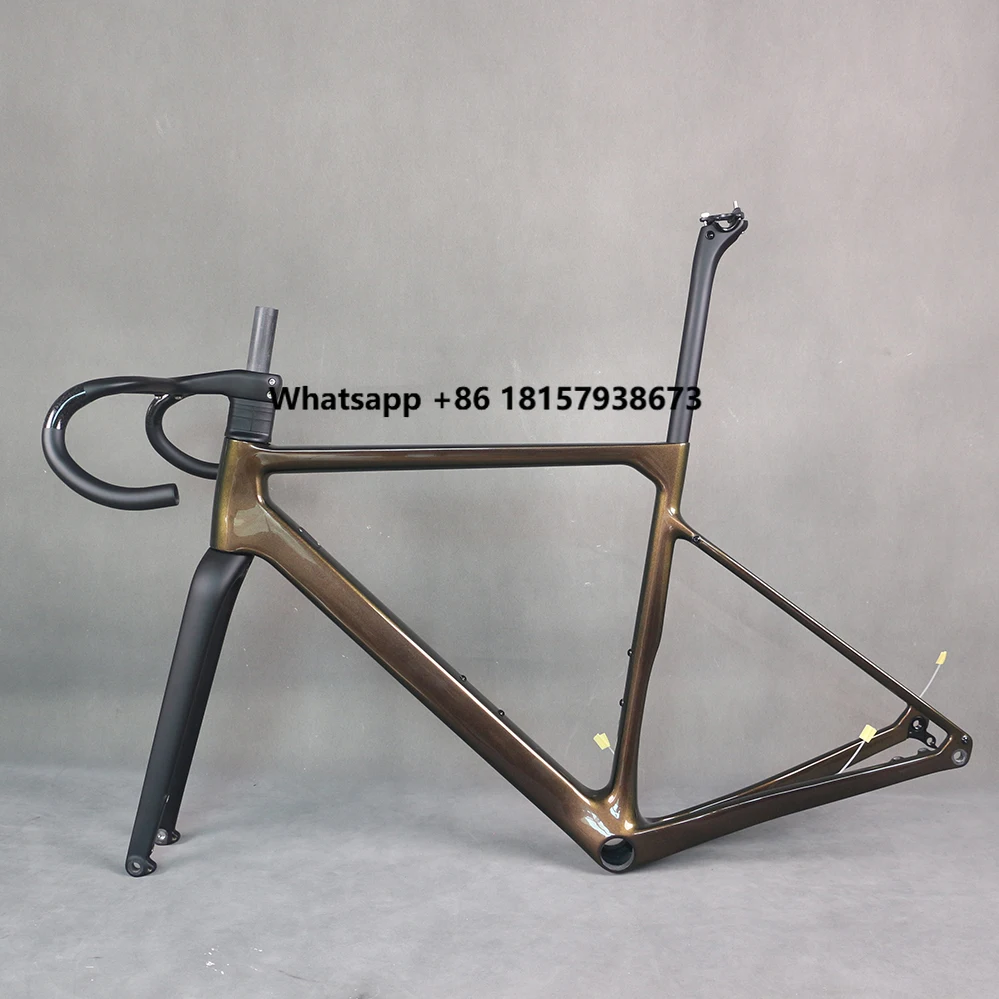 

SERAPH Bicycle Frame Bike BB86 Disc Brake Gravel Bike Carbon Frame T1000 Frameset 700*47C Cyclocrossy Bicycle Part GR060