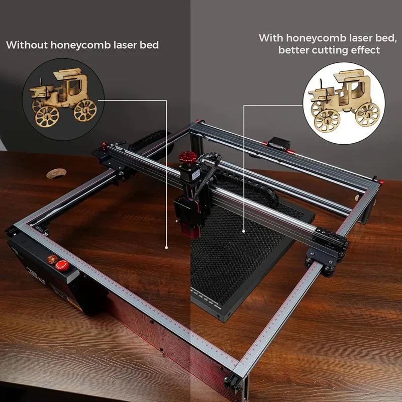 Imagem -03 - Mesa de Trabalho Laser Honeycomb para Co2 Laser Gravador Máquina de Corte Cnc Painel Bed 300x30 330x33 400x40 440x440 mm