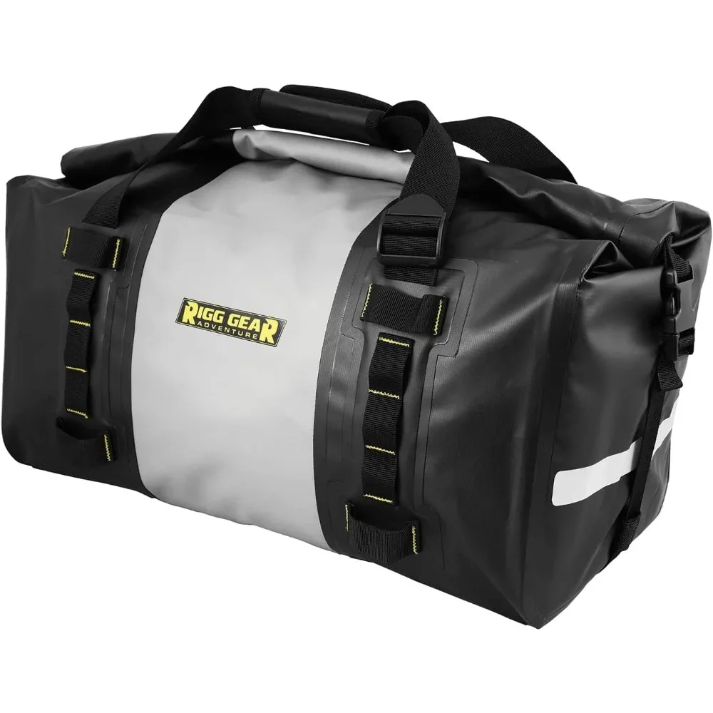 

nelson rigg hurricane dry duffle bag 40l, black/gray