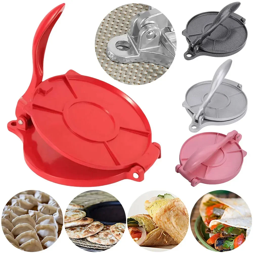 

Tortilla Press 16/20cm Manual Corn Aluminum Press Cast Iron Homemade Pancake Tool Tortilla Press