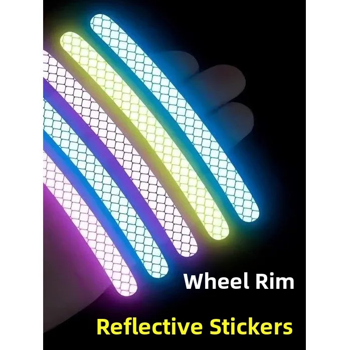 

Reflective Stickers Warning Glow-in-the-dark Stickers for Balance Bike Wheels Pedal Cars Bicycle Equipment Accessories