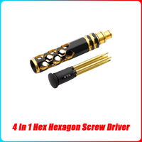 4-in-1 Hex Screwdriver Set (1.5mm, 2.0mm, 2.5mm, 3.0mm) – Precision Hex Tool for FPV Racing Drones, Helicopters, Airplanes, Cars