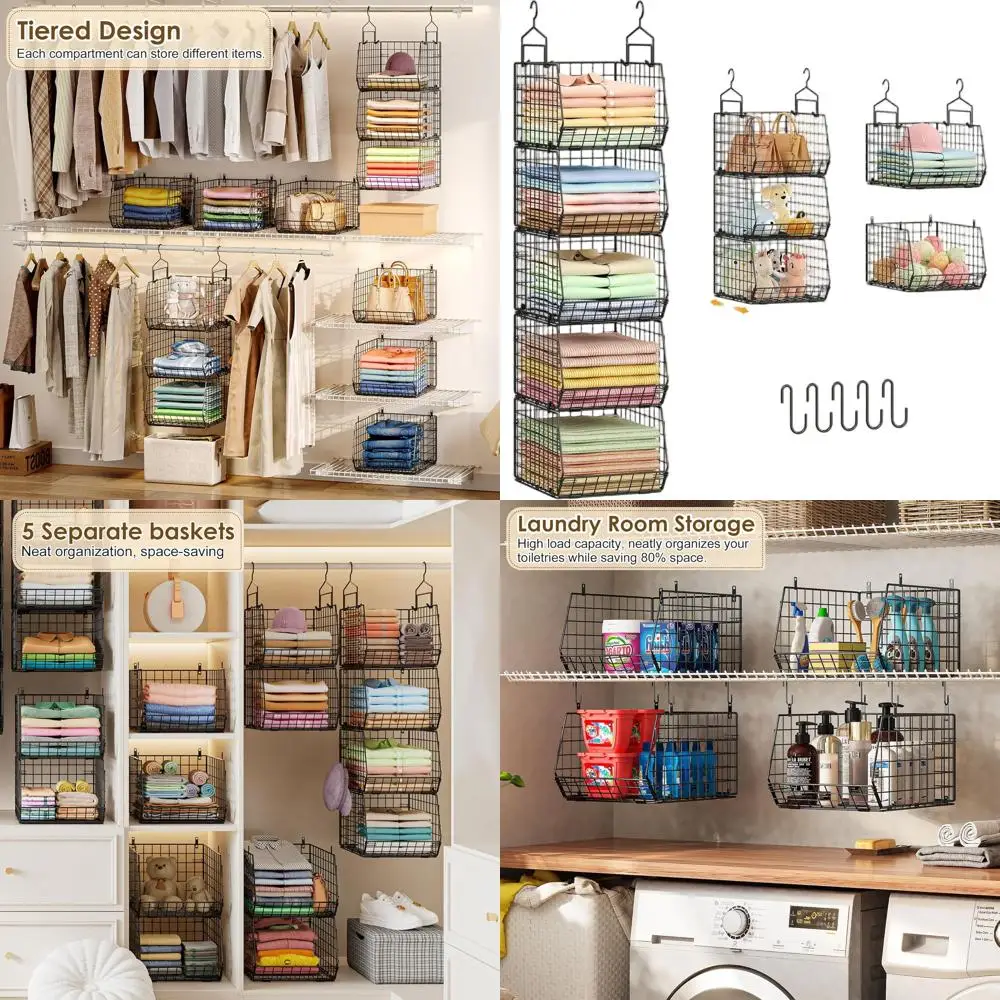 5-Tier Foldable Han… - image