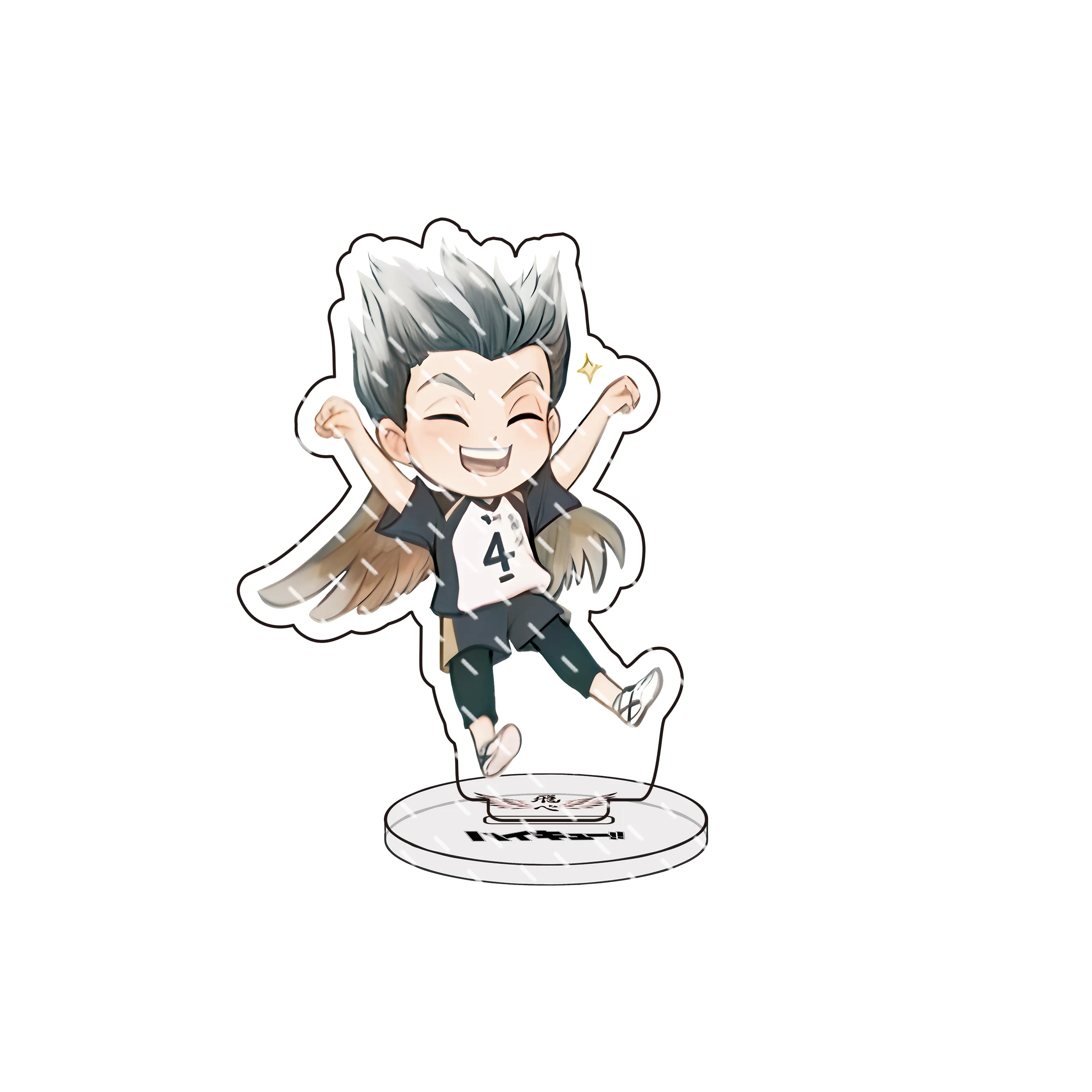 أنيمي هايكيو!! الكرة الطائرة الصبي المفاتيح تيتسورو هاجيمي تورو شو يو كينما بوكوتو توبيو كيجي الاكريليك حامل هدية الكريسماس