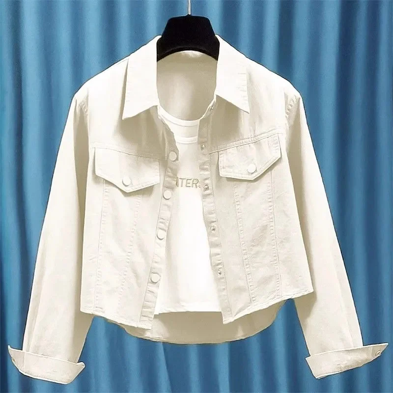 2025 สั้นลําลองแขนยาว,เสื้อแจ็คเก็ตสีทึบ,ผู้หญิงต้นฤดูใบไม้ร่วงChic,แฟชั่นและChic, anti-Aging Top Trend