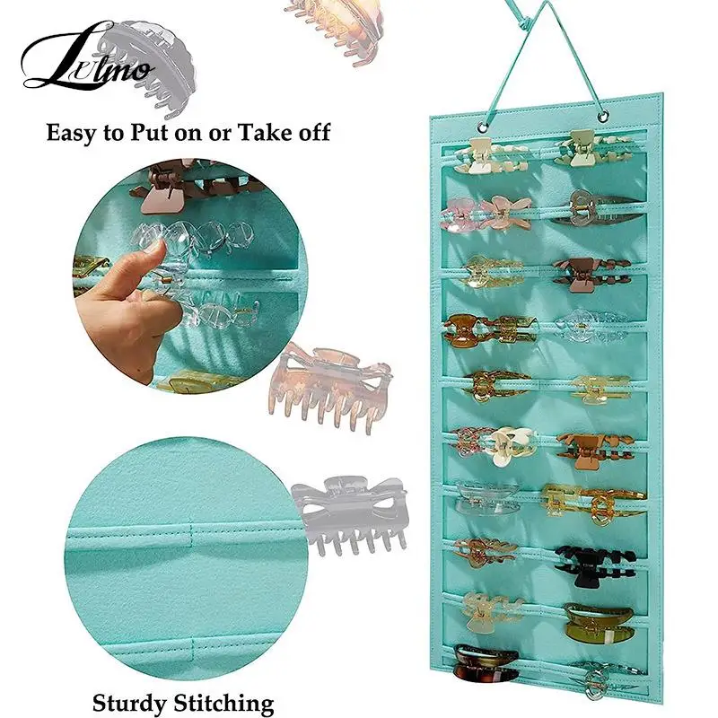 Leather Portable Jewelry Bag Jewelry Organizer Display Cases Ring Earring Packet Travel Foldable Accessory Storage Bags