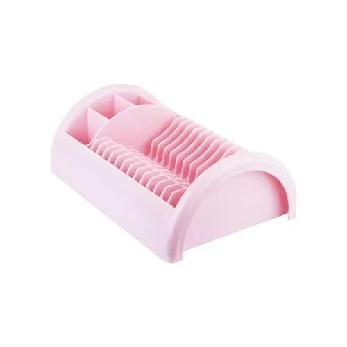 Tantitoni of Soft Pink Compartments Acrylic Plate-rack