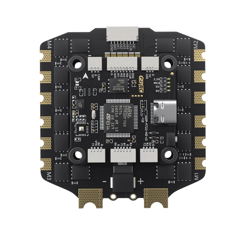 GEPRC TAKER F722 BLS 80A V2  STACK 80A  4IN1 ESC 16MB Black Box Data Analyze Record Flight Data Plug XT60 Play Racing FPV Drone