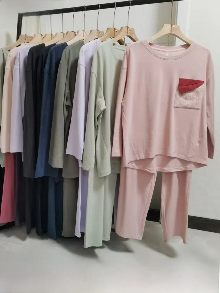 automne-hiver-duvet-d'oie-couple-spwear-a-capuche-doux-maison-vetements-avec-poitrine-ket-long-sve-confortable-coupe-ample-pyjamas