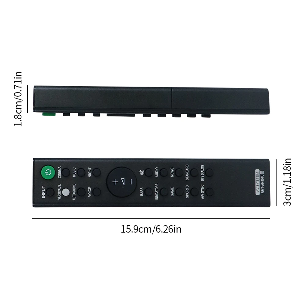 NEW Arrival RMT-AH501U Replace Remote for Sony Soundbar HT-X8500 HTX8500 Universal Replace Remote Control