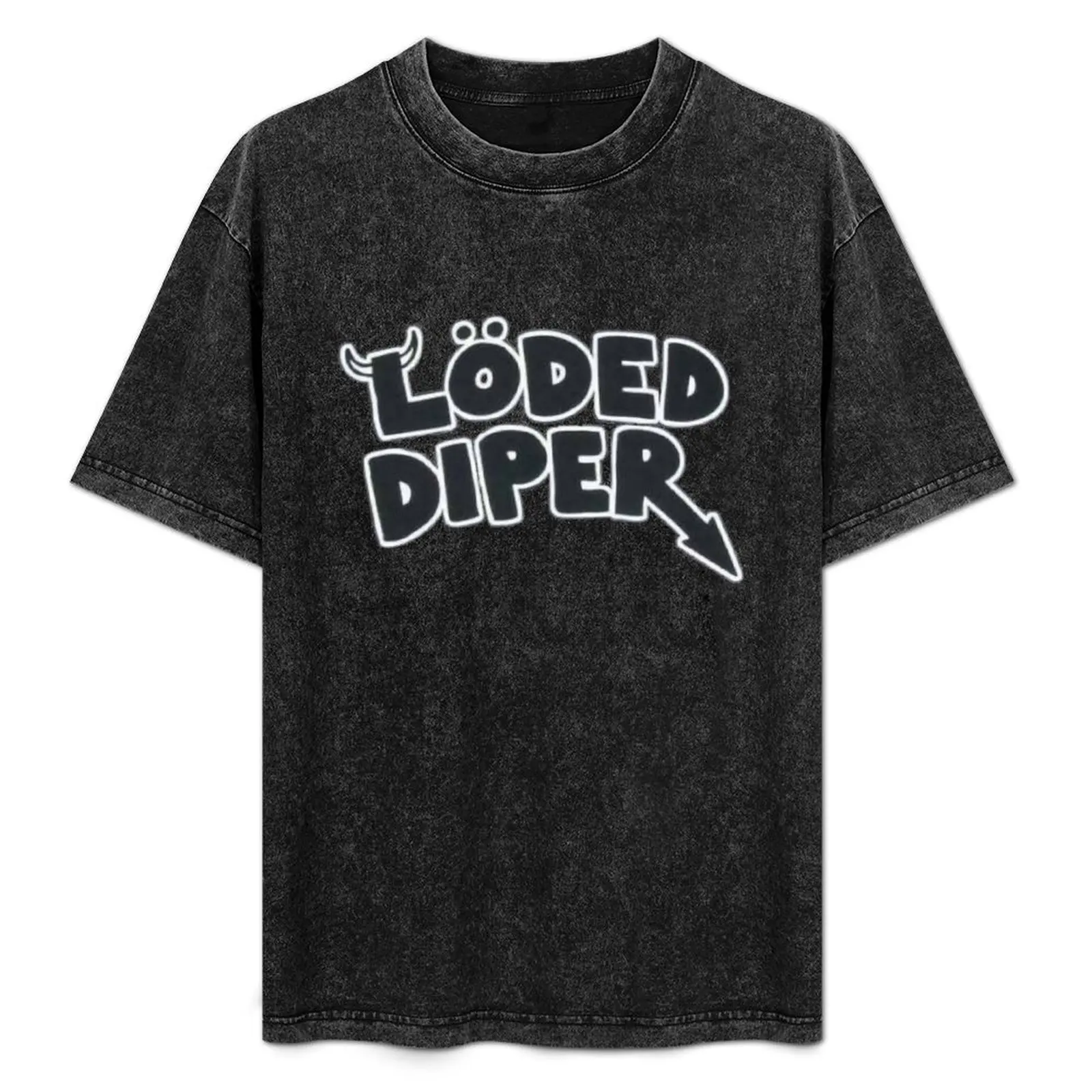 Loded Diper T-Shirt hippie clothes cute tops plus sizes boys whites t shirts for men pack