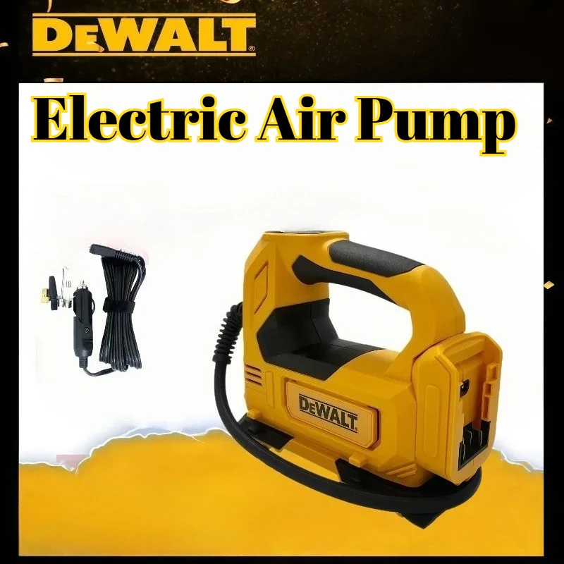 

Портативный компрессор для подкачки шин Dewalt, перезаряжаемый, цифровой, беспроводной, электрический, для автомобильных шин, работает от батареи Dewalt