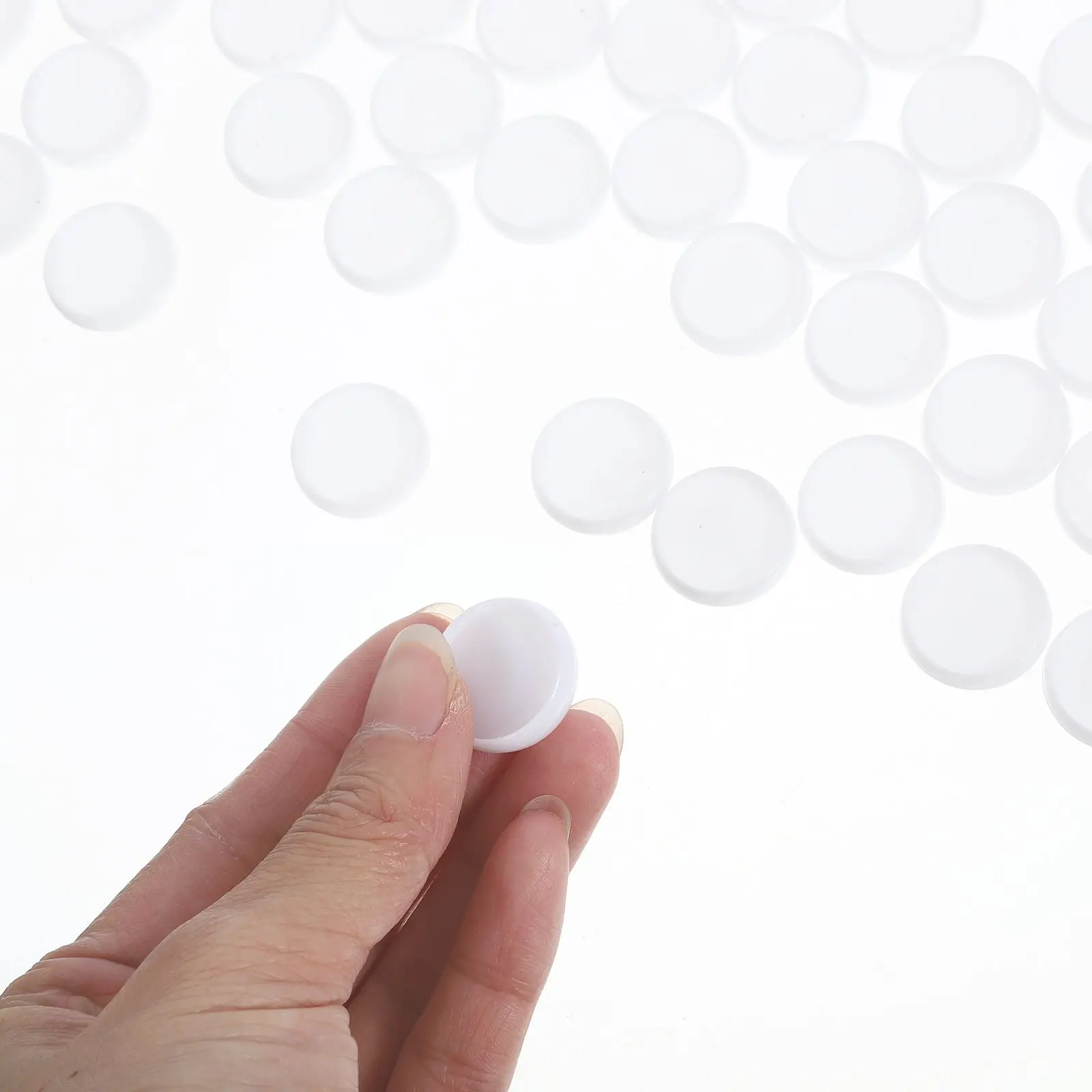 55 Pcs Small Mushroom Button Photo Album Picture Tool Discbound Discs Book Binding