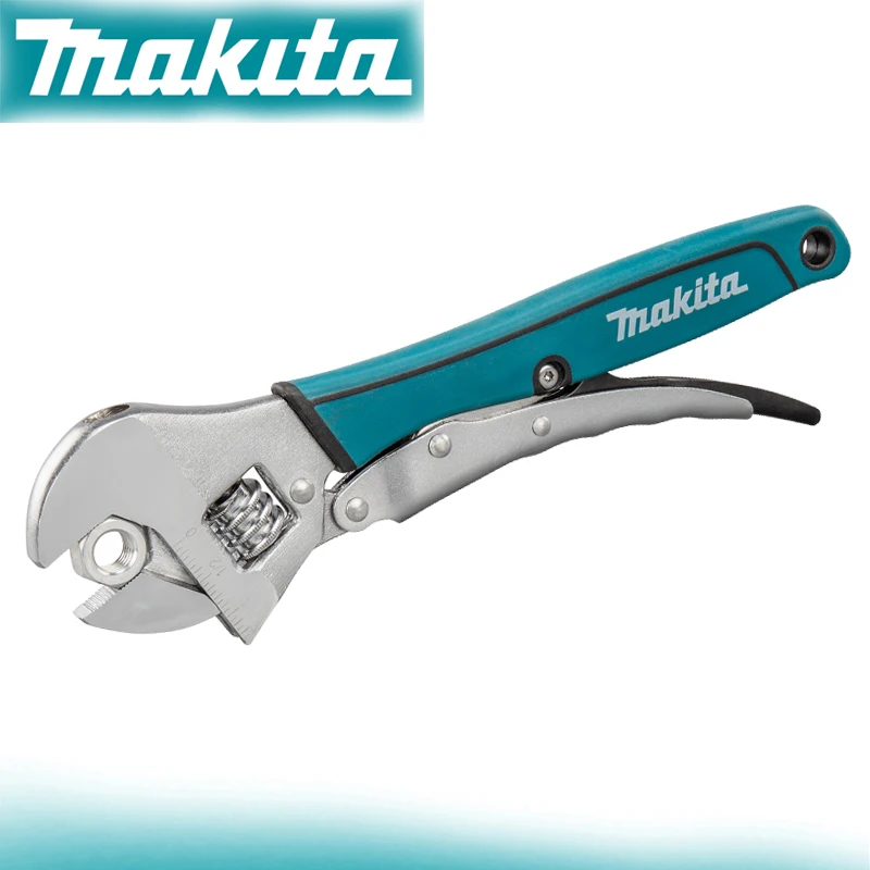 makita-original-b-65470-locking-adjustable-wrench-hex-jaw-design-multi-function-universal-quick-short-handle-open-end-hand-tools