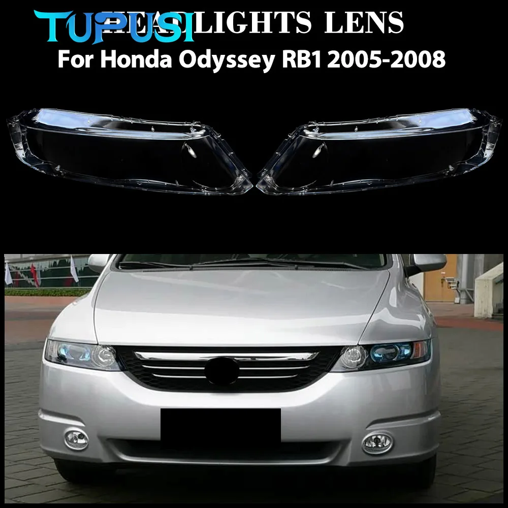 

Front Headlight Cover Headlamp Lamp Shell Mask Lampshade Lens Replace Plexiglass For Honda Odyssey RB1 2005 2006 2007 2008