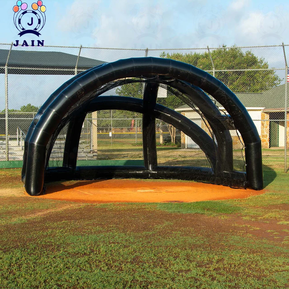 Outdoor Sport Games Inflatable Baseball Batting Cages Turtle Backstop With Pump, Inflatable Sports For Game Play