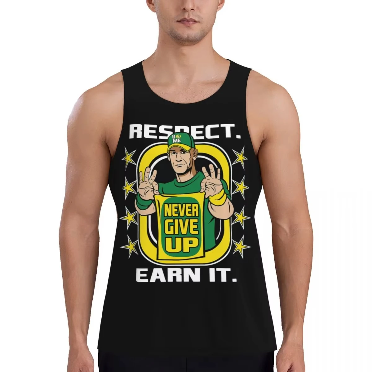 

Funny Wrestling Harajuku Men's Tank Tops Summer Outdoor Sports Fitness sleeveless T-Shirts Casual Crew Neck Oversized Man Vest