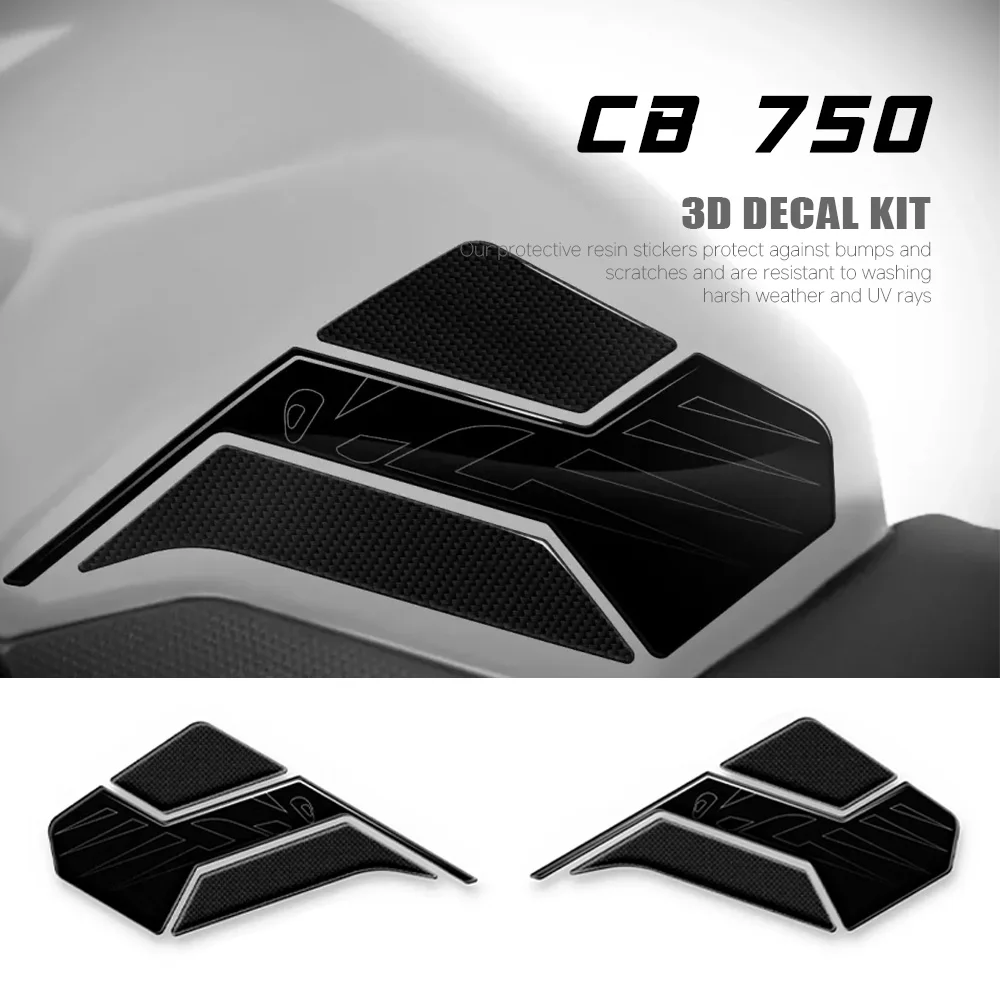 

For CB750 Hornet 2025 2026 3D Epoxy Resin Protective Sticker Tank Pad Stickers Protection Kit Waterproof Sticker