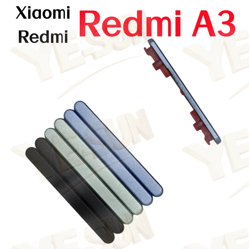 

On and Off Buttons For Xiaomi Redmi A3 Side Volume Buttons Volume Up Down Buttons Keys