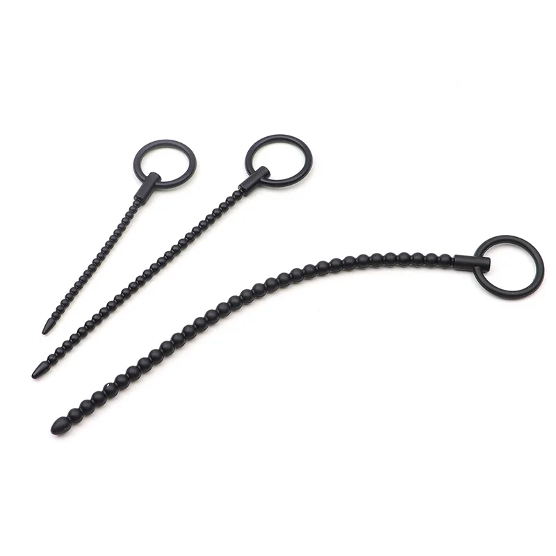 الاستمناء قضيب لعبة استثارة القضيب القسطرة الأصوات BDSM الوثن لعبة الجنس للرجال الذكور العفة جهاز مجرى البول موسعات القضيب محفز #2